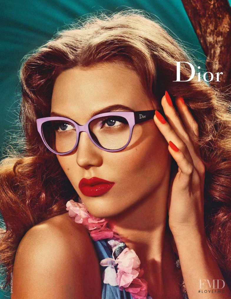 Karlie Kloss featured in  the Christian Dior advertisement for Spring/Summer 2011