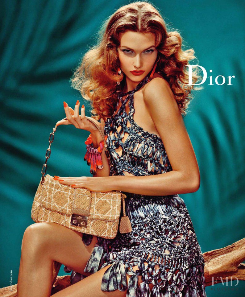 Karlie Kloss featured in  the Christian Dior advertisement for Spring/Summer 2011