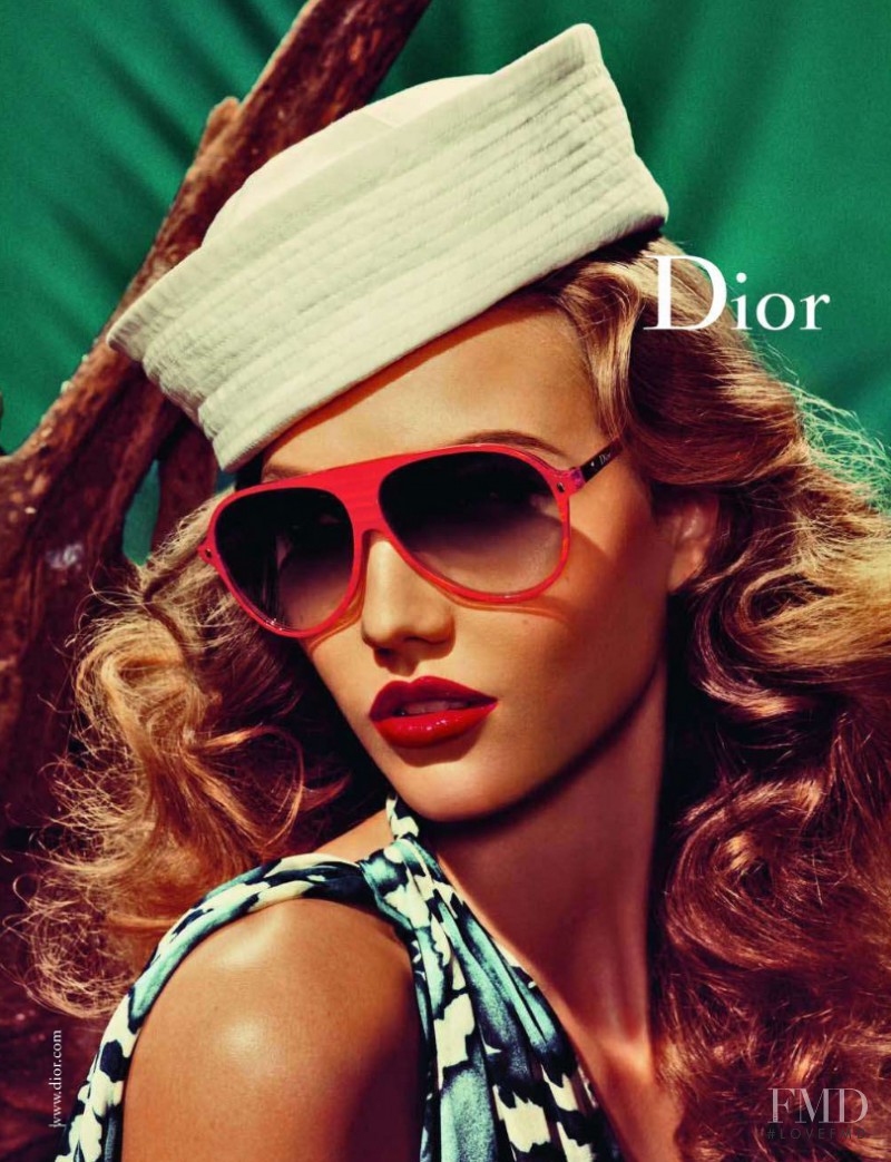 Karlie Kloss featured in  the Christian Dior advertisement for Spring/Summer 2011