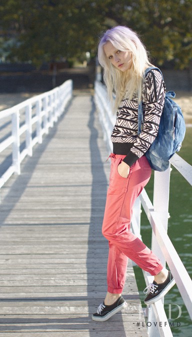 Ollie Henderson featured in  the General Pants North South East West lookbook for Spring/Summer 2012