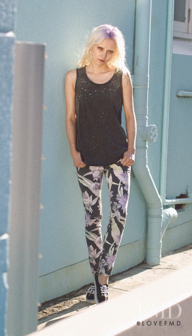 Ollie Henderson featured in  the General Pants North South East West lookbook for Spring/Summer 2012