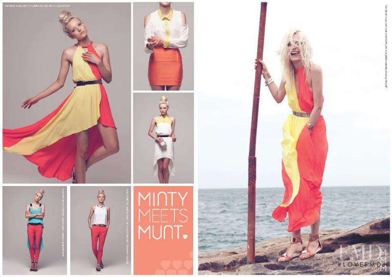 Ollie Henderson featured in  the Minty Meets Munt catalogue for Spring/Summer 2012