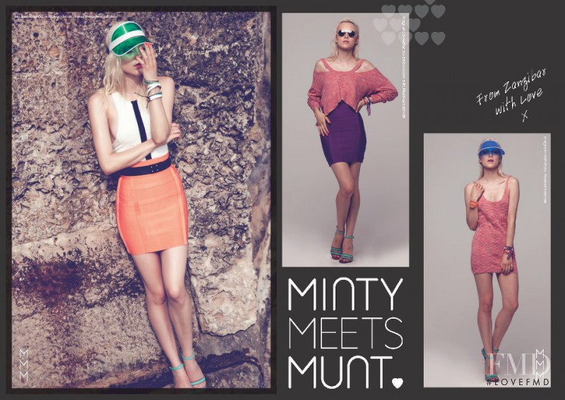 Ollie Henderson featured in  the Minty Meets Munt catalogue for Spring/Summer 2012
