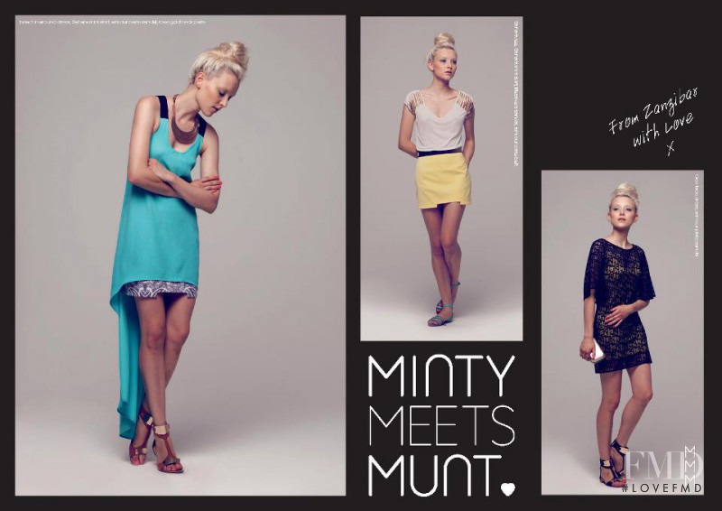 Ollie Henderson featured in  the Minty Meets Munt catalogue for Spring/Summer 2012