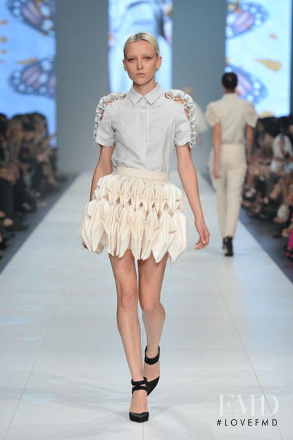 Ollie Henderson featured in  the Sportsgirl fashion show for Spring/Summer 2013