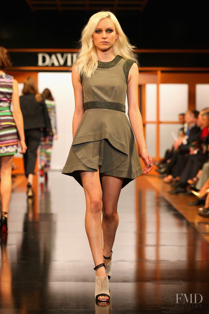 Ollie Henderson featured in  the David Jones fashion show for Autumn/Winter 2013