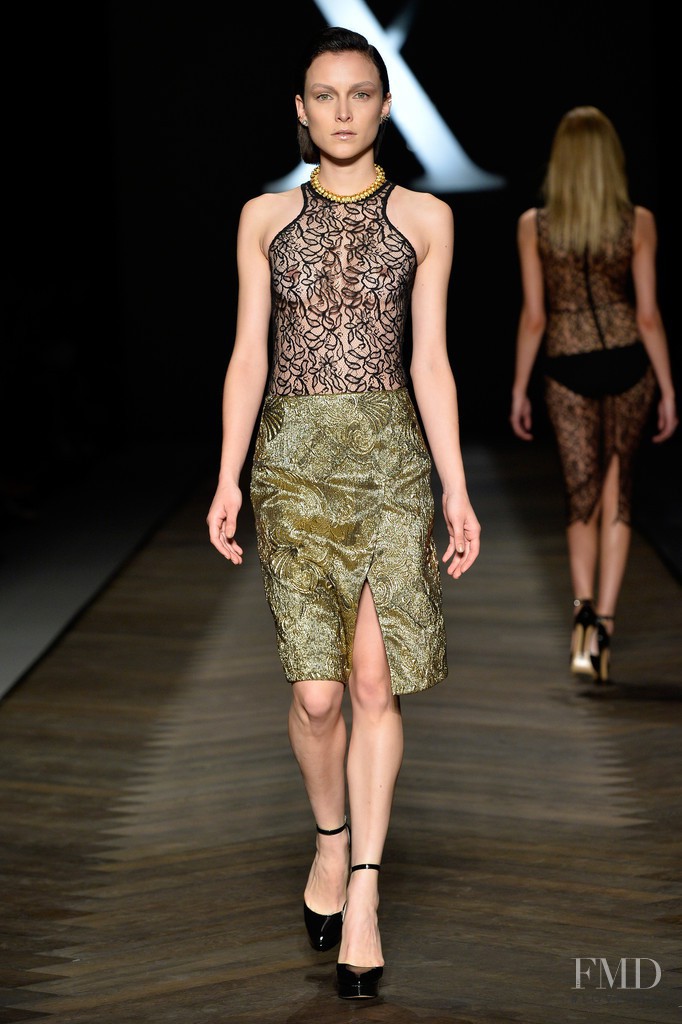 Ollie Henderson featured in  the Camilla & Marc fashion show for Spring/Summer 2013