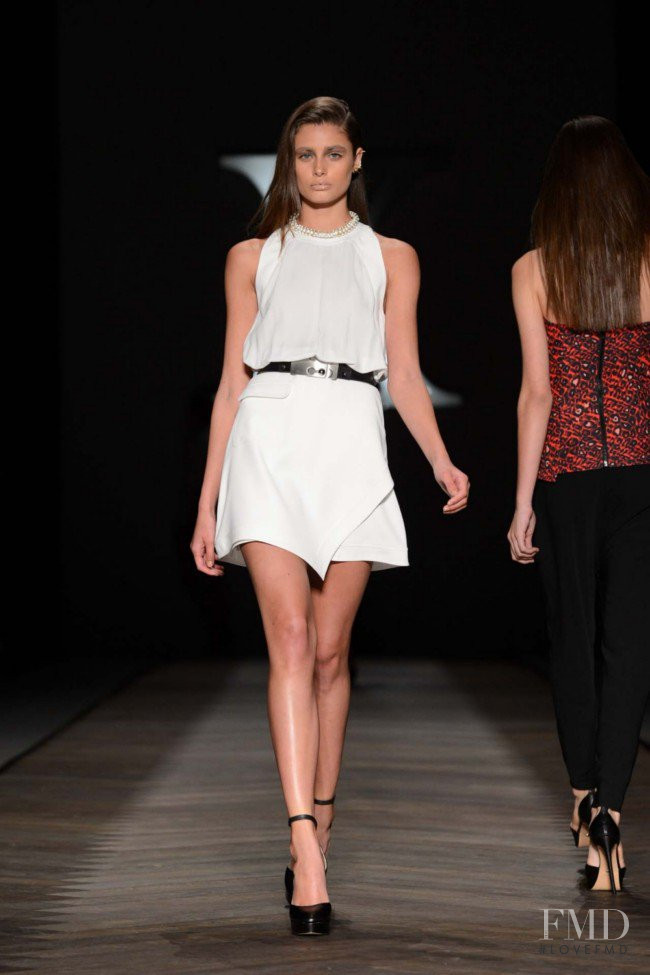 Taylor Hill featured in  the Camilla & Marc fashion show for Spring/Summer 2013