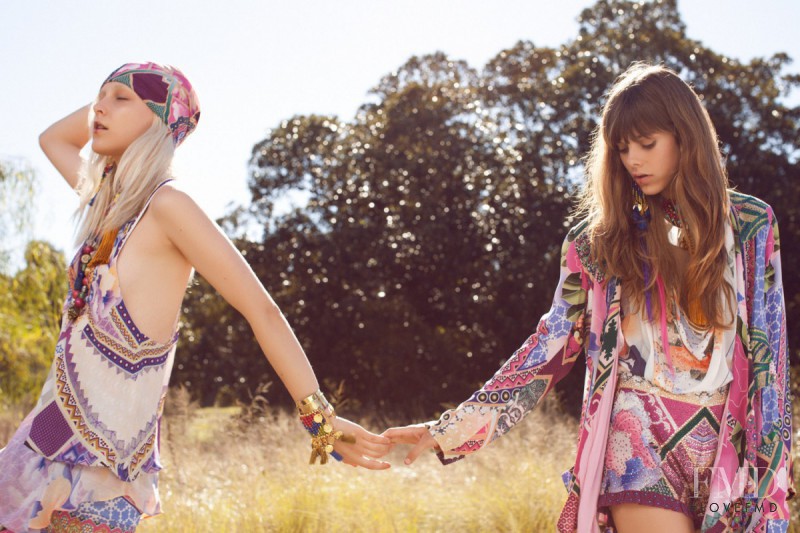 Ollie Henderson featured in  the Camilla Gypset lookbook for Spring/Summer 2012