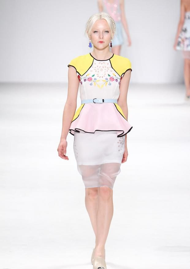 Ollie Henderson featured in  the Alice McCall fashion show for Spring/Summer 2012
