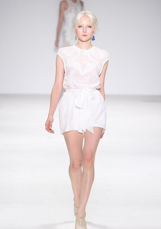 Ollie Henderson featured in  the Alice McCall fashion show for Spring/Summer 2012