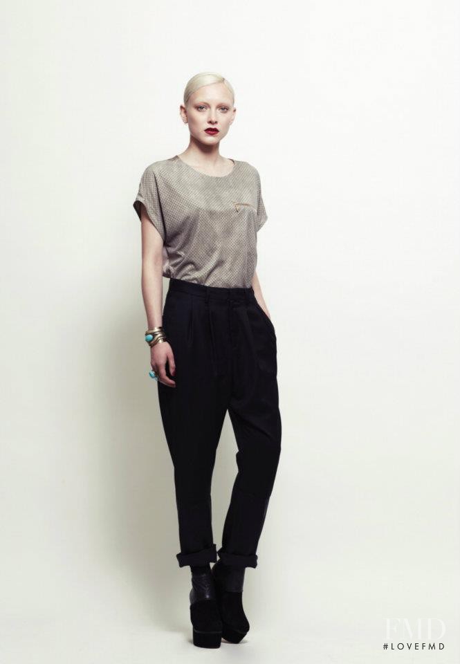 Ollie Henderson featured in  the Kirrily Johnston lookbook for Autumn/Winter 2012