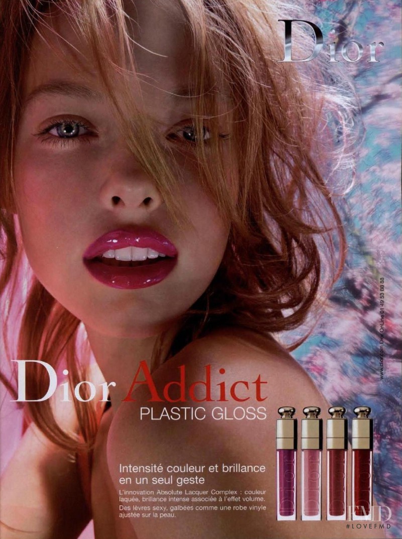 Natalia Vodianova featured in  the Dior Beauty Dior Addict - Plastic Gloss advertisement for Autumn/Winter 2005