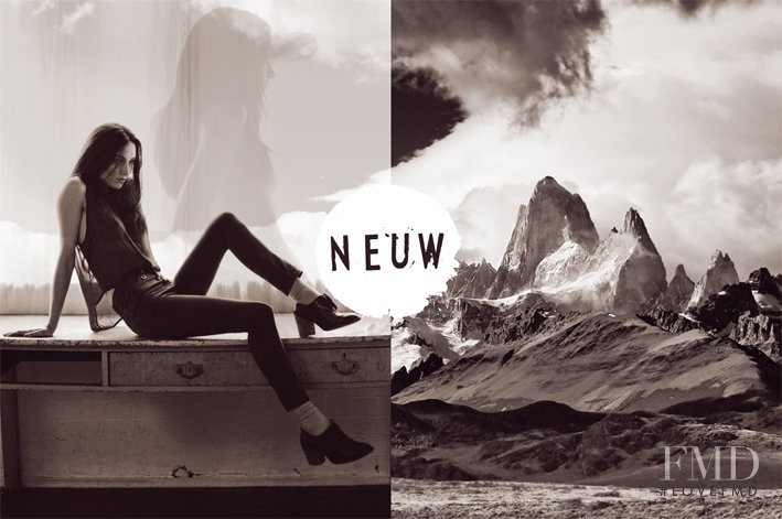 Ollie Henderson featured in  the NEUW Denim advertisement for Spring/Summer 2011