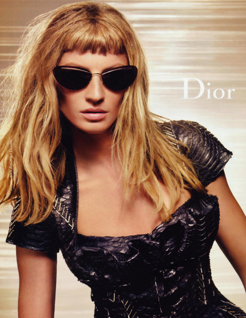 Gisele Bundchen featured in  the Christian Dior advertisement for Spring/Summer 2009