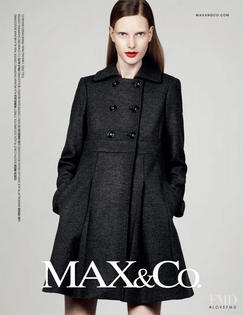 Ylonka Verheul featured in  the Max&Co advertisement for Fall 2010