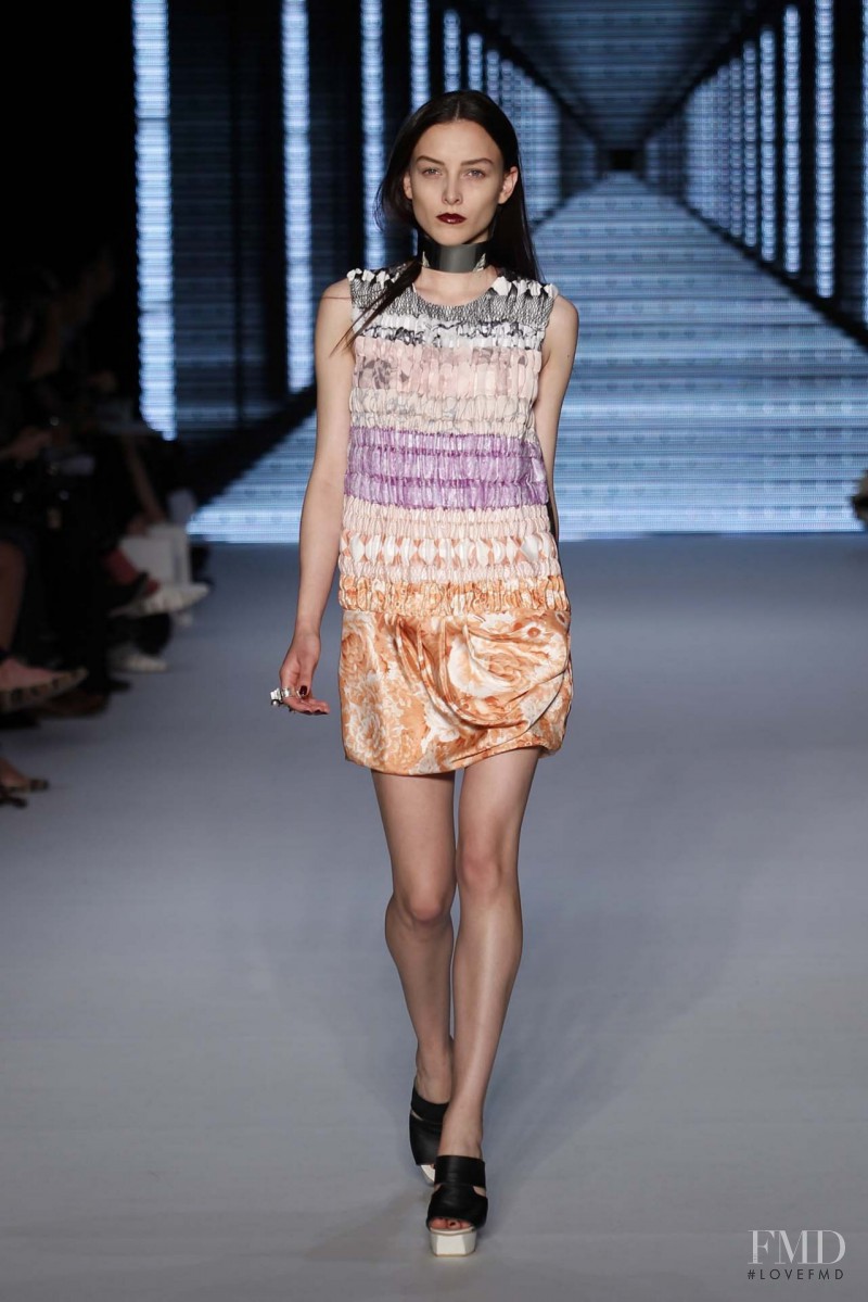 Ollie Henderson featured in  the Zimmermann fashion show for Spring/Summer 2011