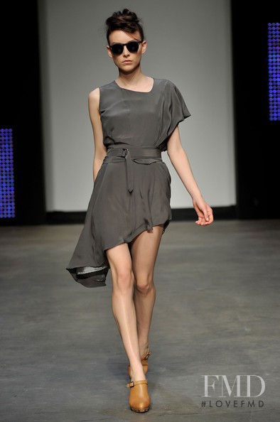 Ollie Henderson featured in  the Magdalena Velveska fashion show for Spring/Summer 2010