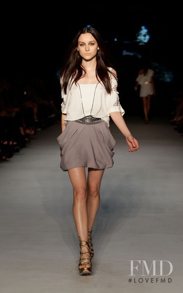 Ollie Henderson featured in  the Hussy fashion show for Spring/Summer 2010