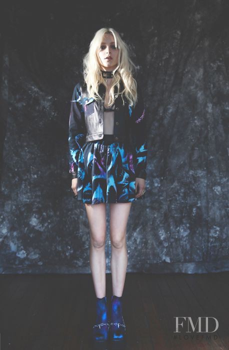 Ollie Henderson featured in  the Emma Mulholland lookbook for Autumn/Winter 2012