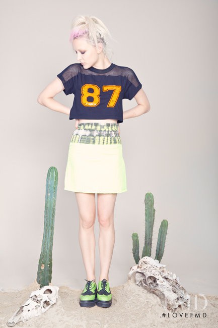 Ollie Henderson featured in  the Emma Mulholland As Bad As I Guana Be lookbook for Spring/Summer 2012