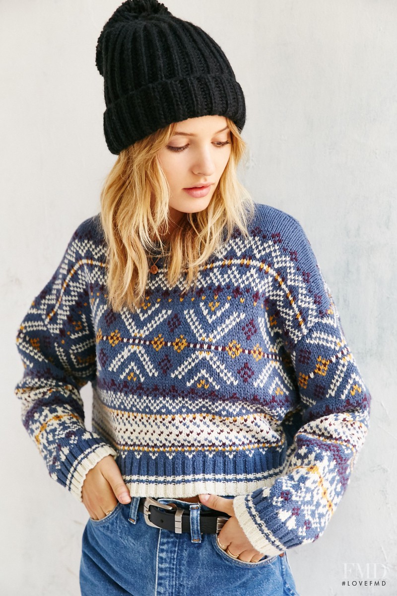 Paige Reifler featured in  the Urban Outfitters Accessories catalogue for Winter 2015