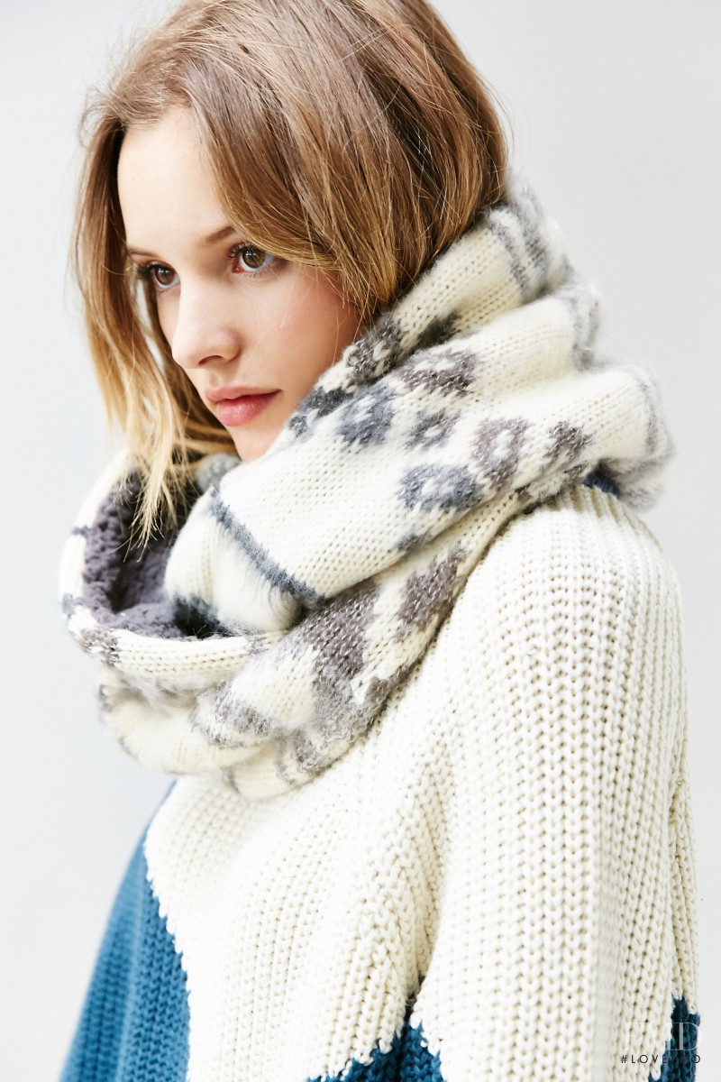 Paige Reifler featured in  the Urban Outfitters Accessories catalogue for Winter 2015