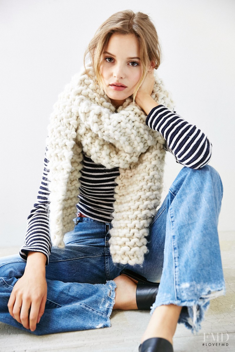 Paige Reifler featured in  the Urban Outfitters Accessories catalogue for Winter 2015