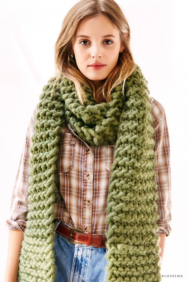 Paige Reifler featured in  the Urban Outfitters Accessories catalogue for Winter 2015