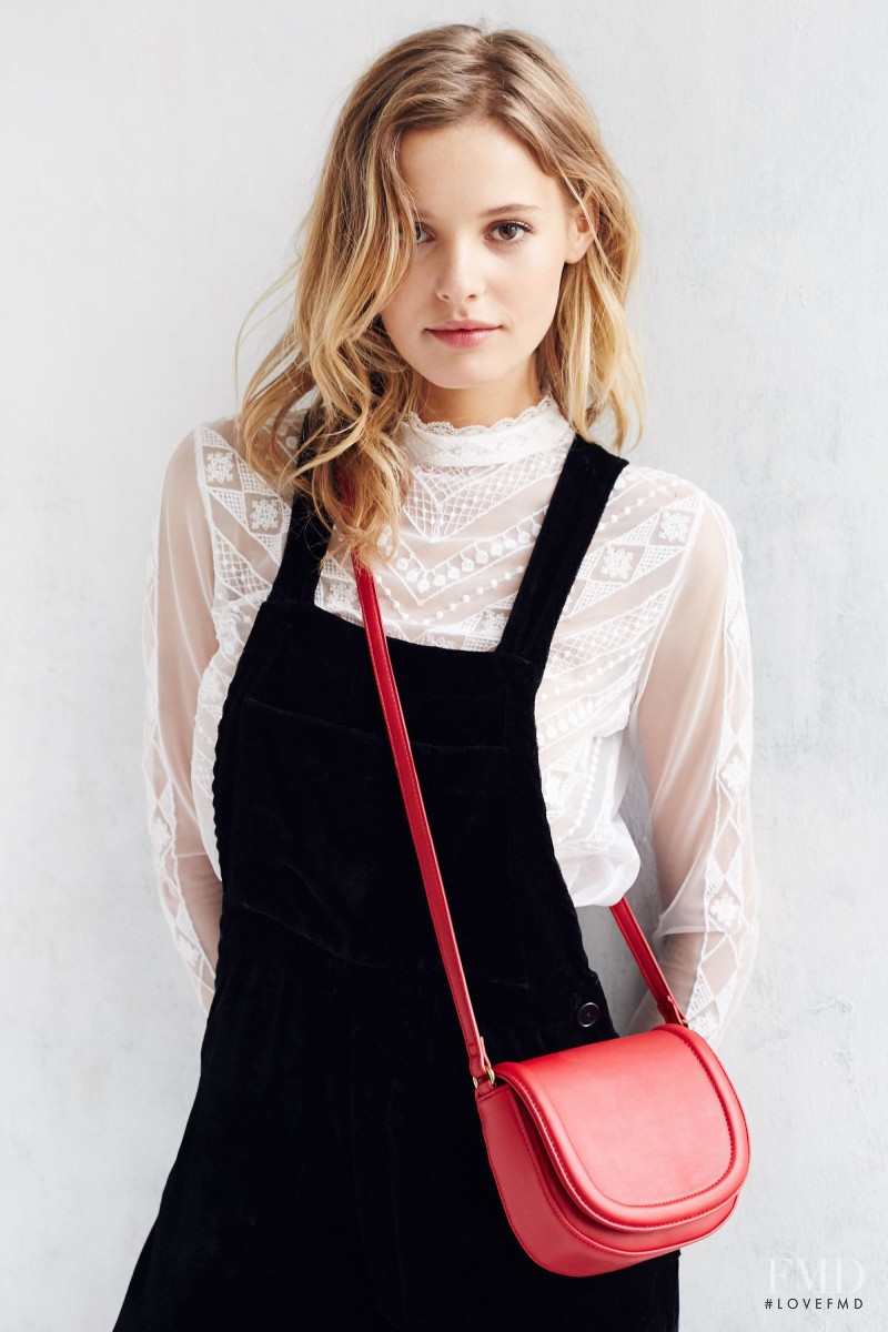 Paige Reifler featured in  the Urban Outfitters Accessories catalogue for Winter 2015