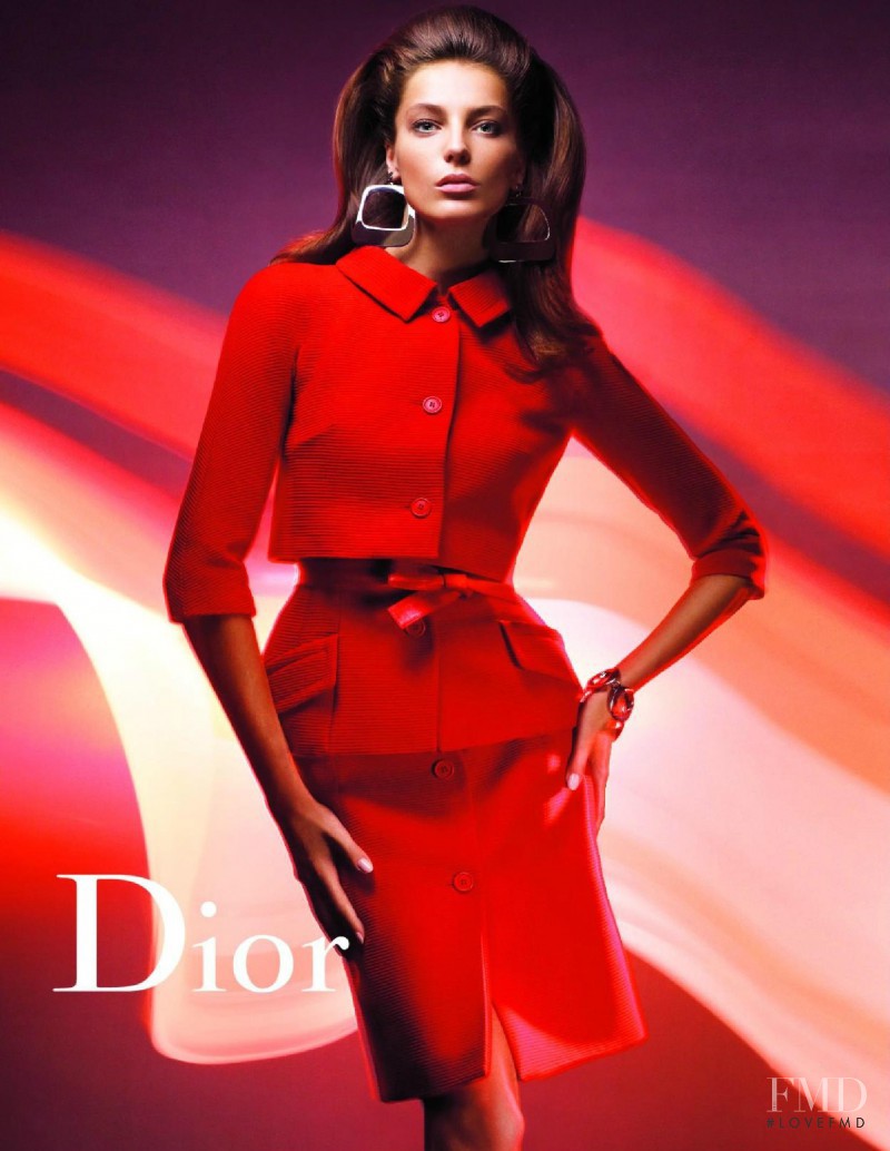 Daria Werbowy featured in  the Christian Dior advertisement for Autumn/Winter 2008
