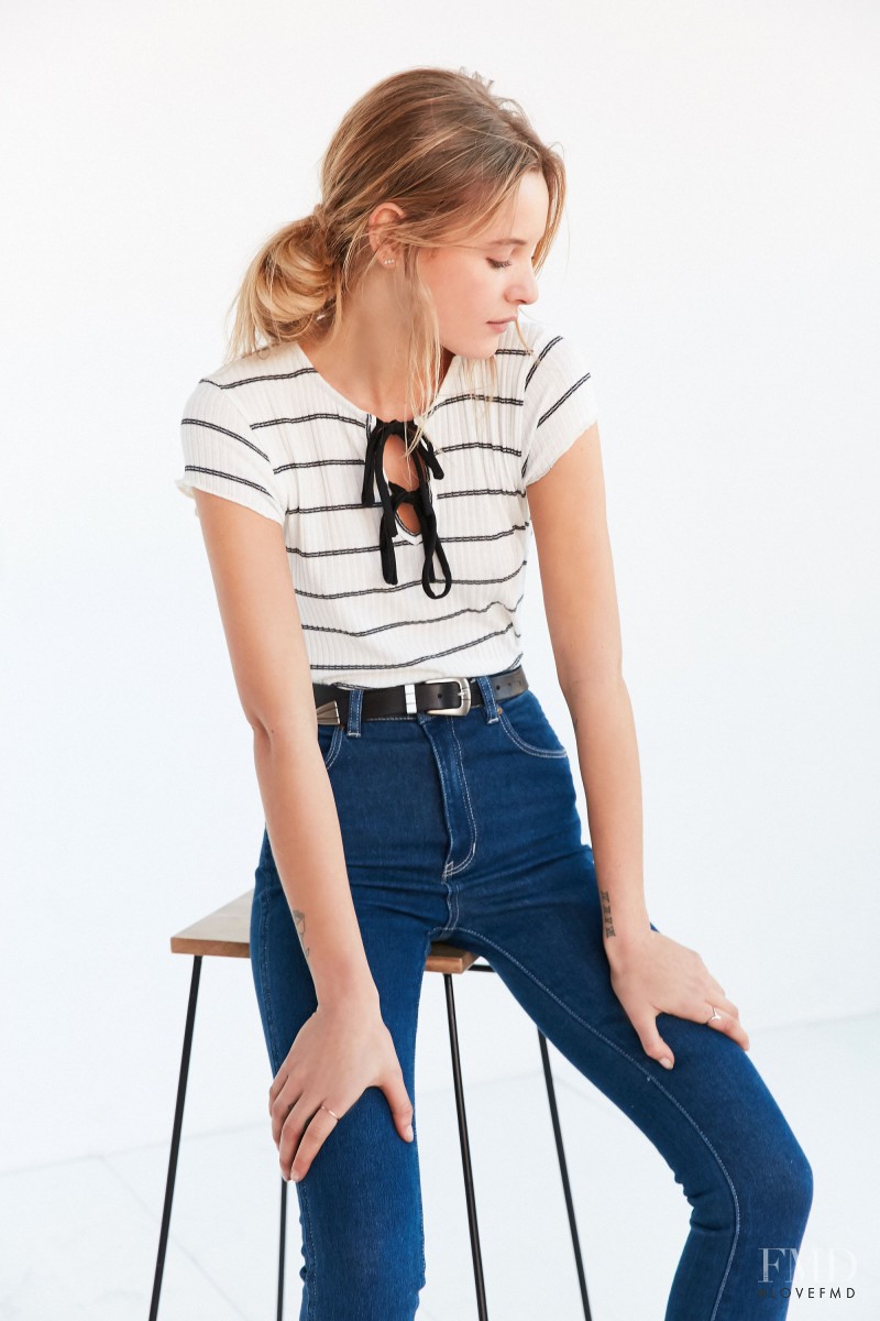 Paige Reifler featured in  the Urban Outfitters catalogue for Spring/Summer 2016