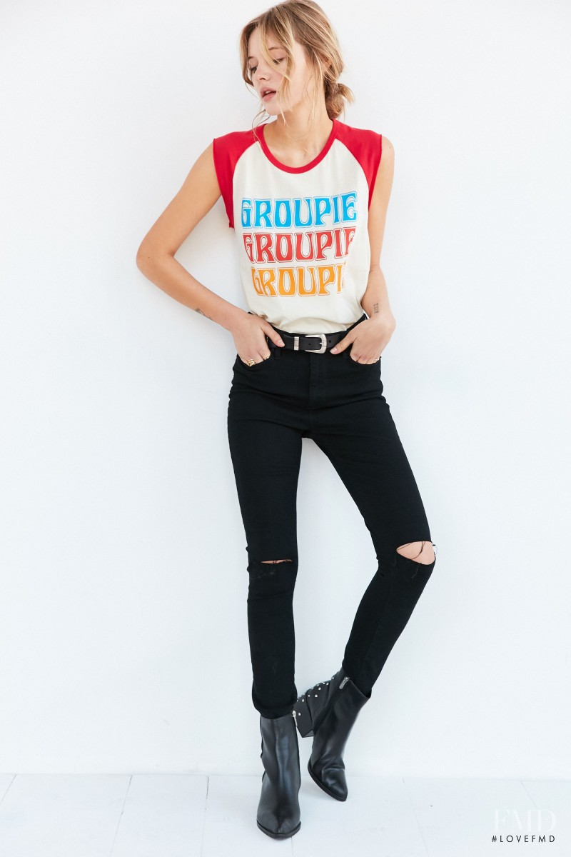 Paige Reifler featured in  the Urban Outfitters catalogue for Spring/Summer 2016