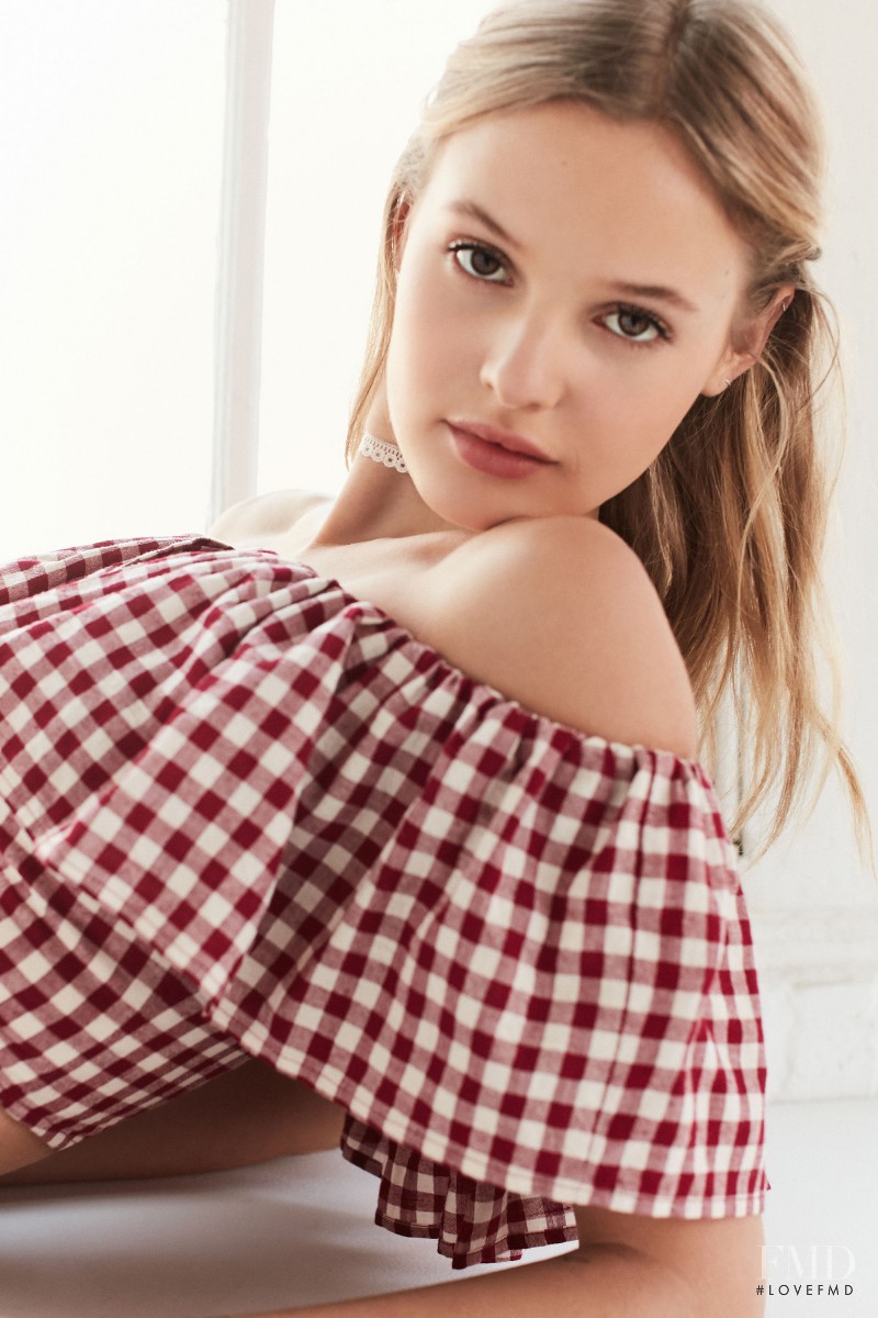Paige Reifler featured in  the Urban Outfitters catalogue for Spring/Summer 2016