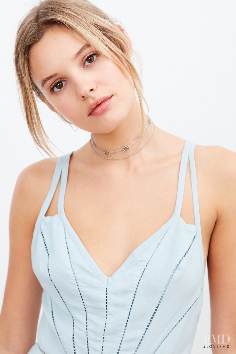 Paige Reifler featured in  the Urban Outfitters catalogue for Spring/Summer 2016