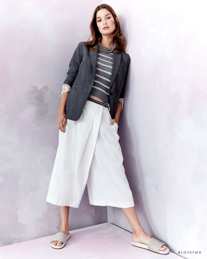 Ophélie Guillermand featured in  the Neiman Marcus lookbook for Spring 2016