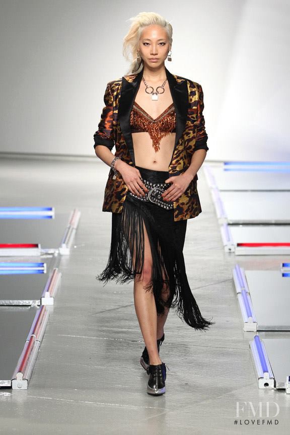 Soo Joo Park featured in  the Rodarte fashion show for Spring/Summer 2014