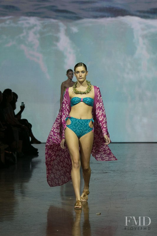 Lauren Feenstra featured in  the Pandanah fashion show for Spring/Summer 2014