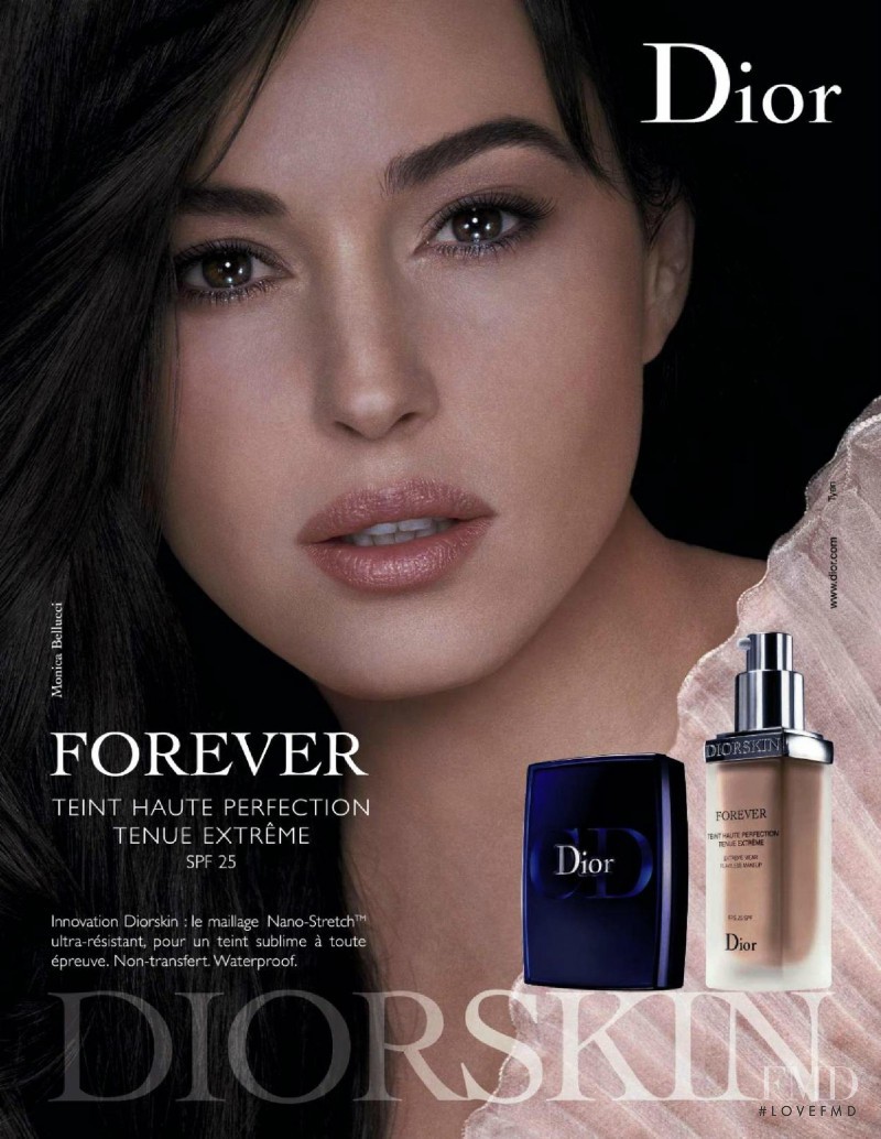 Monica Bellucci featured in  the Dior Beauty Forever advertisement for Autumn/Winter 2008