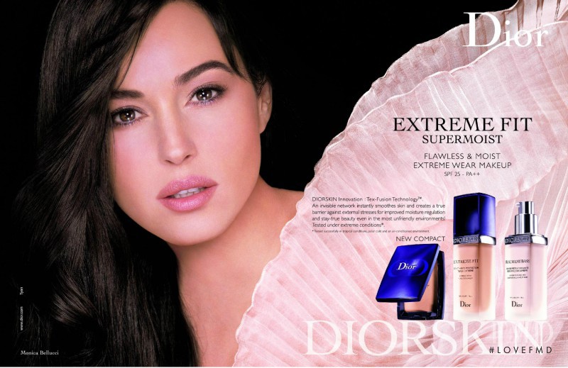 Monica Bellucci featured in  the Dior Beauty Forever advertisement for Autumn/Winter 2008