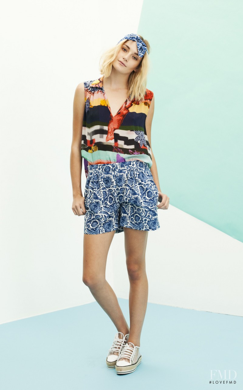 Lauren Feenstra featured in  the Megan Park lookbook for Resort 2013