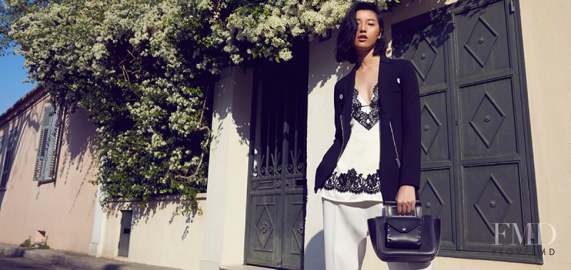 Tian Yi featured in  the Holt Renfrew Rules of Attraction lookbook for Spring 2016