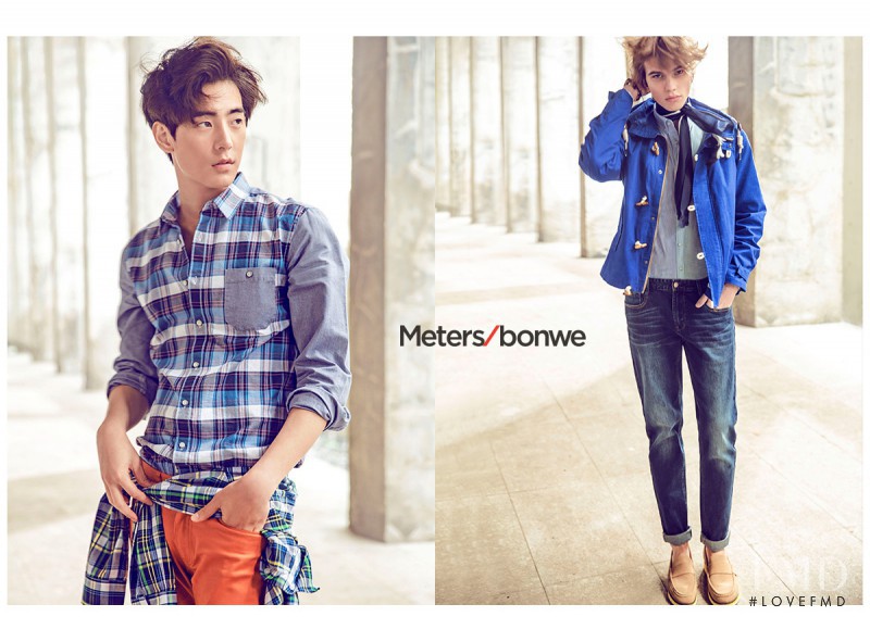 Meters/bonwe 20th Anniversary Ad Campaign advertisement for Spring/Summer 2016