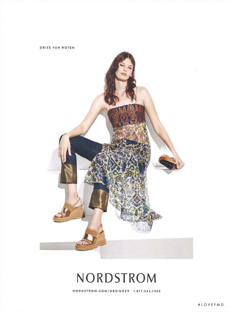 Amanda Murphy featured in  the Nordstrom advertisement for Spring/Summer 2015