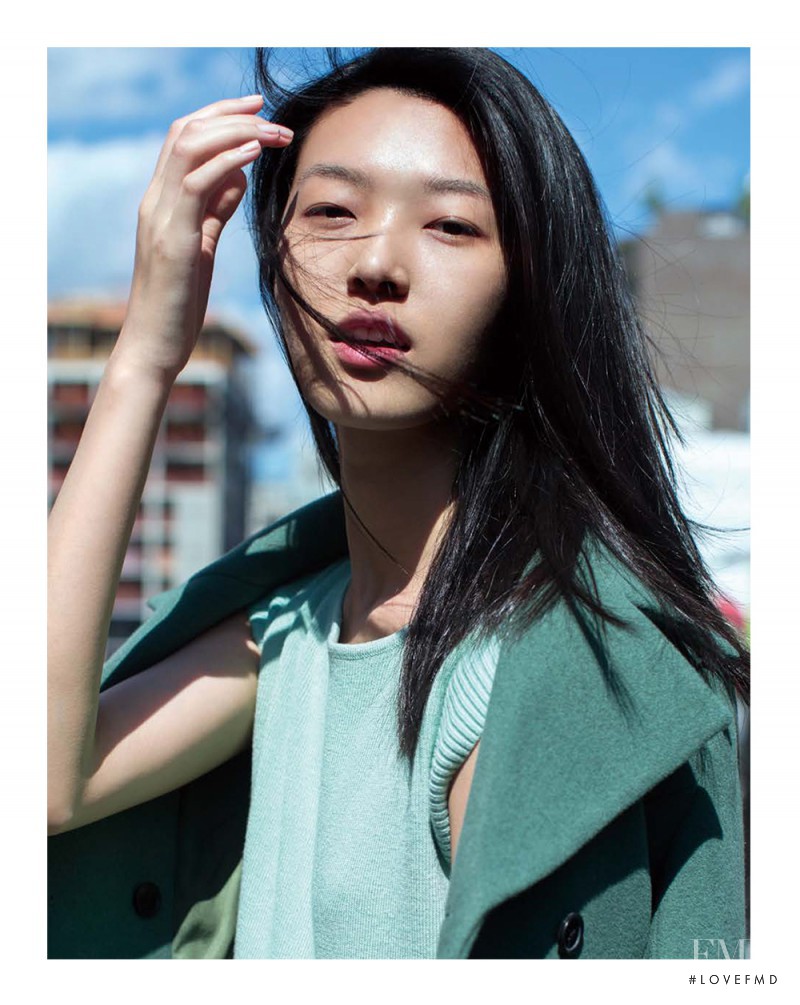 Tian Yi featured in  the World We Made  x The New Generation advertisement for Spring/Summer 2015