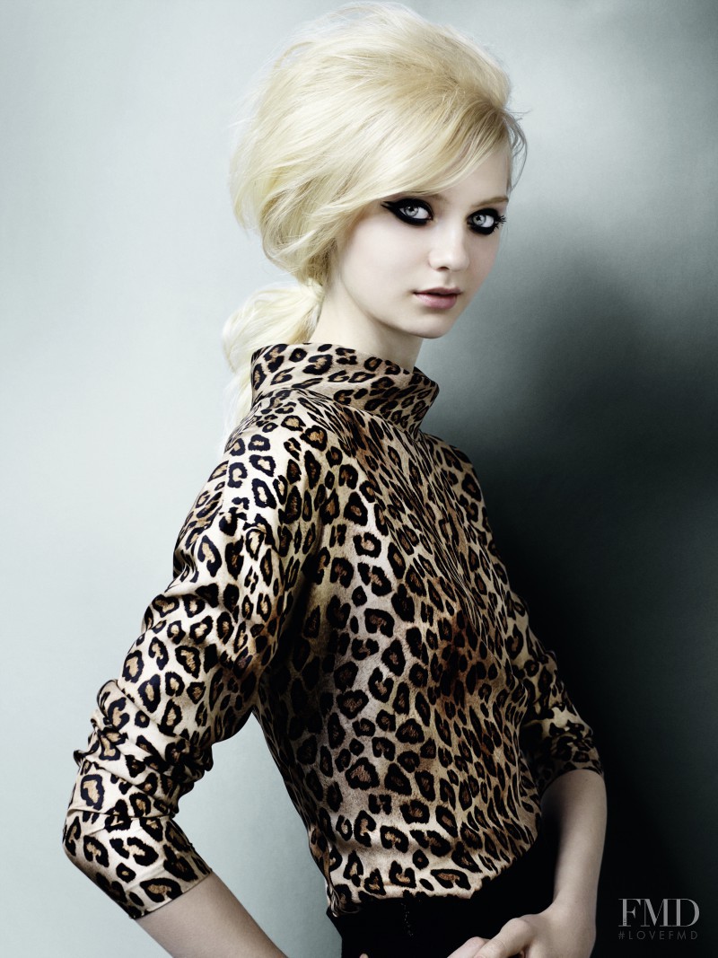 Nastya Kusakina featured in  the Schwarzkopf advertisement for Spring/Summer 2015