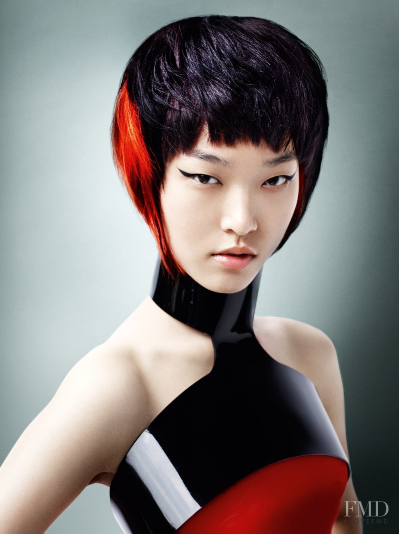 Tian Yi featured in  the Schwarzkopf advertisement for Spring/Summer 2015