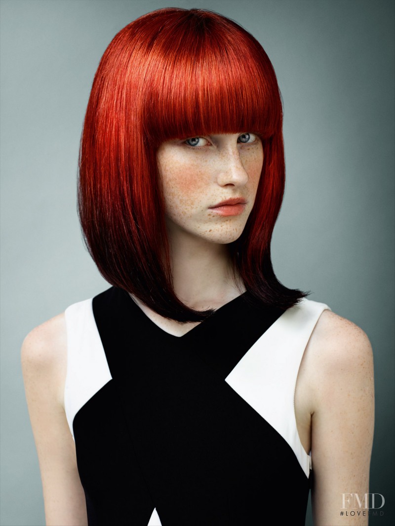 Magdalena Jasek featured in  the Schwarzkopf advertisement for Spring/Summer 2015