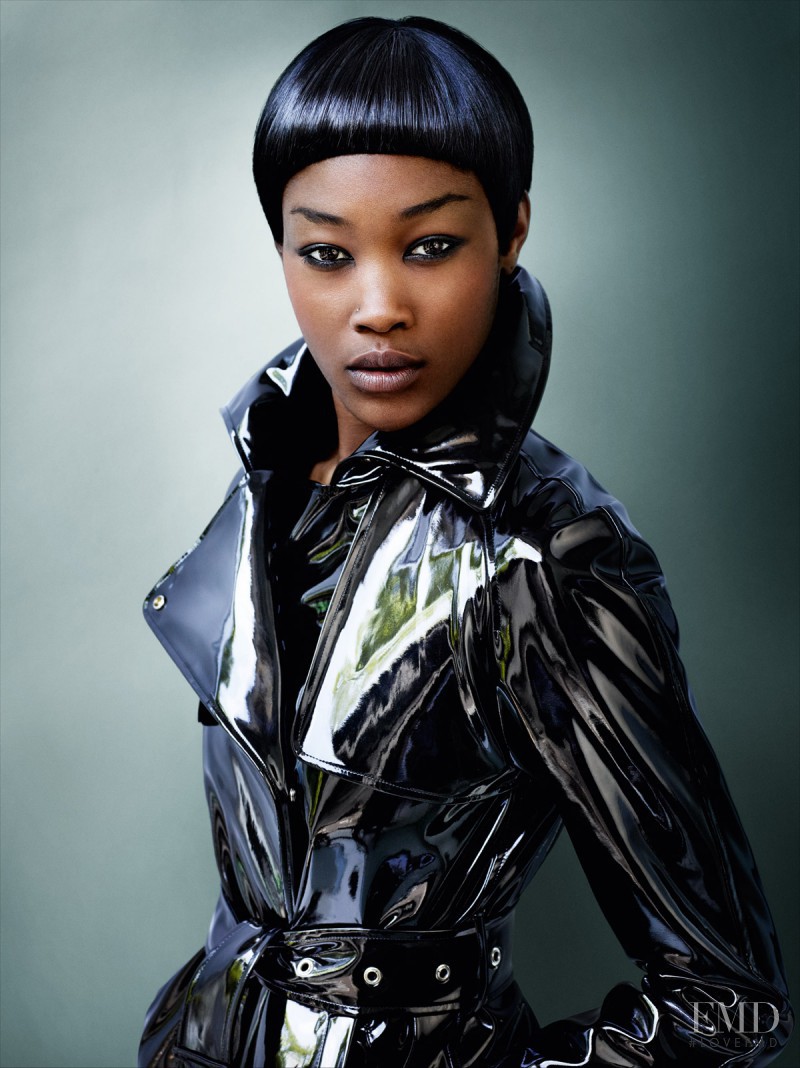 Betty Adewole featured in  the Schwarzkopf advertisement for Spring/Summer 2015