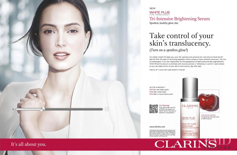 Clarins Double Serum advertisement for Spring/Summer 2016